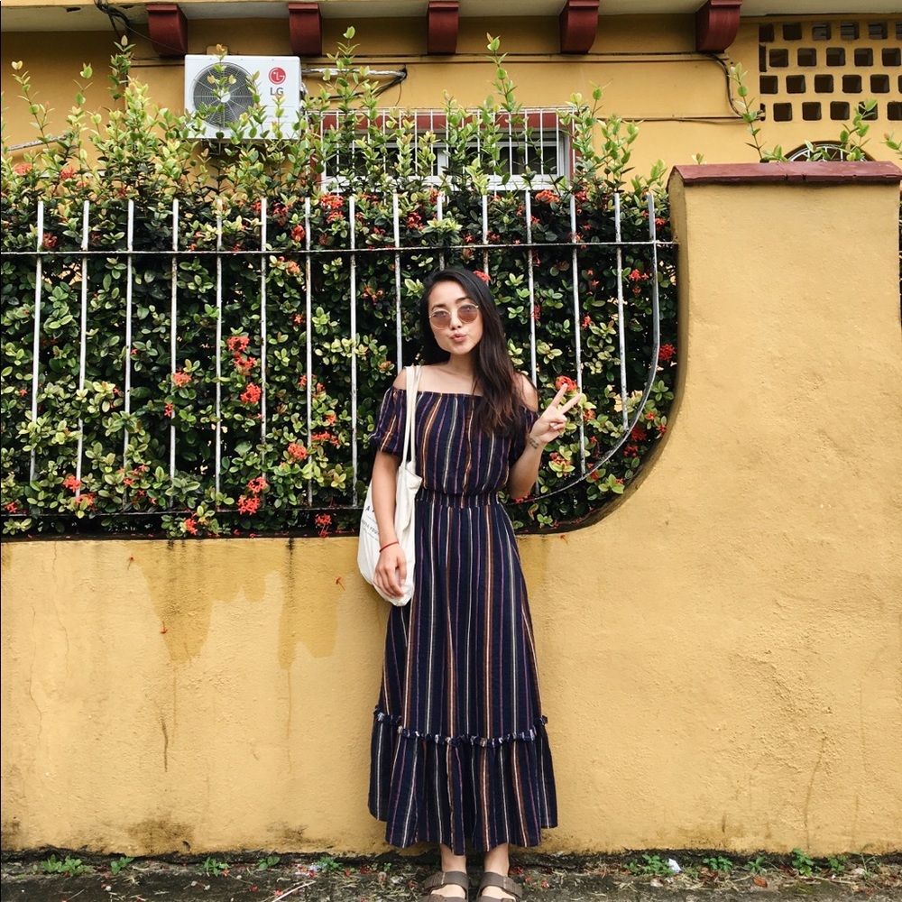 Urban Outfitters Off The Shoulder Dress